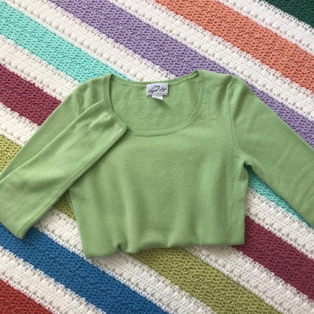 Vintage cashmere green sweater